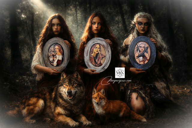 Série de Tableaux "Animales", en cuir repoussé