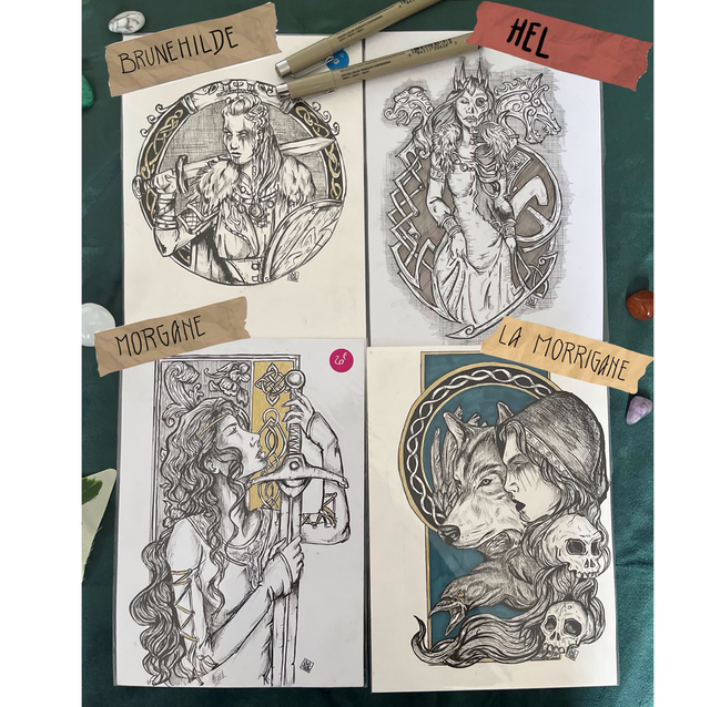 Originaux Inktober 2024