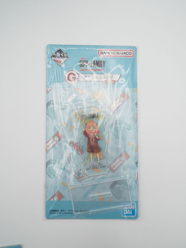 SPY x FAMILY Anya Forger - Acrylic stand, Ichiban Kuji, Japan