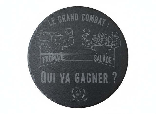 Dessous de plat "Duel au Sommet : Fromage vs Salade"