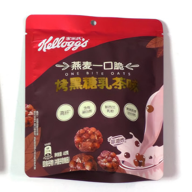 Kellogg’s One Bite Oats – Brown Sugar Milk Tea