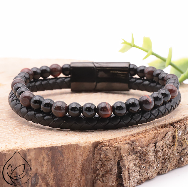 Œil de taureau et onyx 