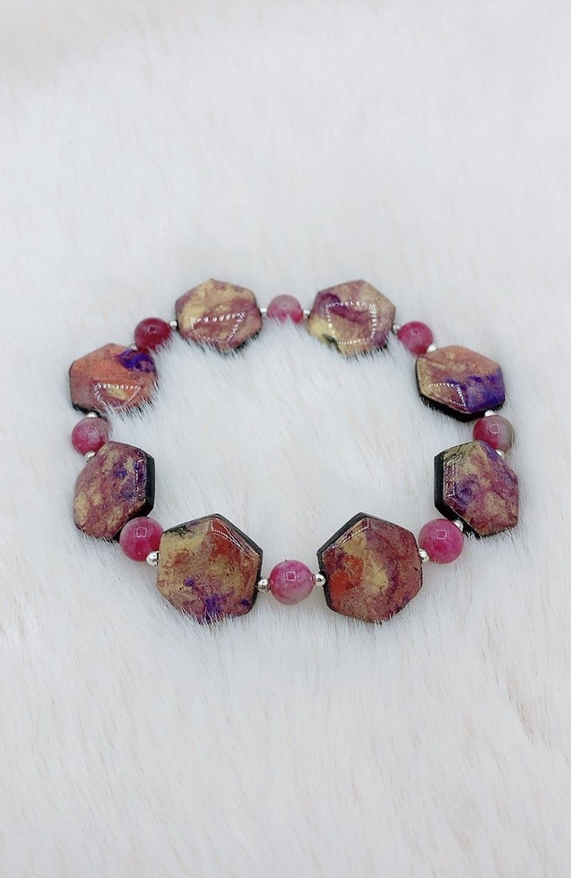 Bracelet "Etincelle" et Pierres de Mika