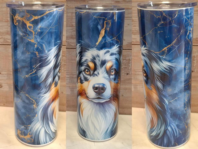 Gourde Canette berger australien