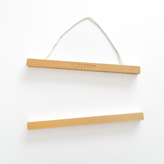 Porte affiche en bois aimanté 30cm