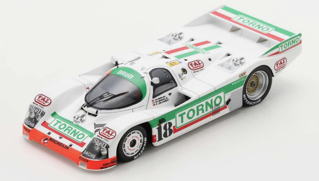 Porsche 962C 24h Le Mans 1986 TORNO Brun Motorsport. Brun Sigala Jelinski Spark 1:43