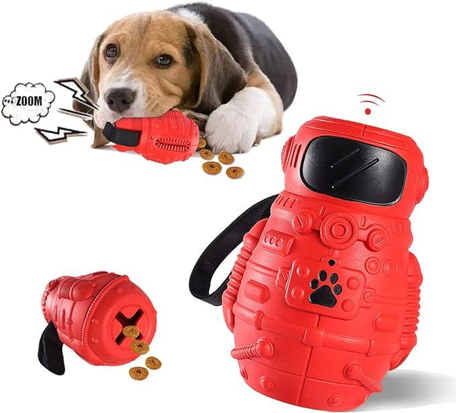 Aggressive Chewer Large Treat Dispensing Squeaky Astronaut