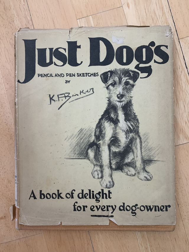 Just Dogs - Sketches in Pen &amp; Pencil by Barker, K. F. - 1944
