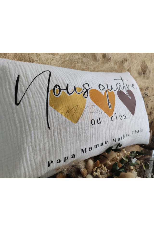 Coussin gaze de coton