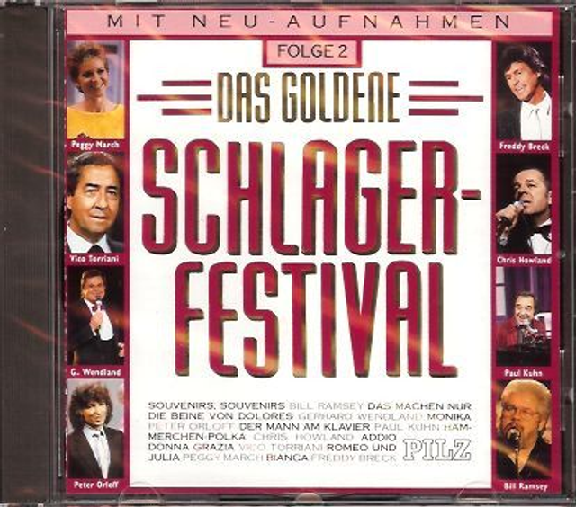 Various ‎– Das Goldene Schlager-Festival Folge 2 Audio CD