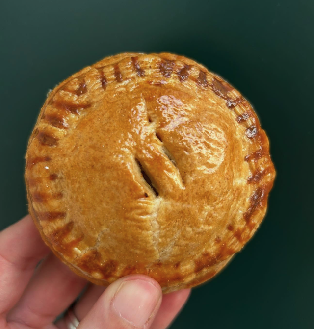 Jersey Royal, Pea & Mint Hand Pie