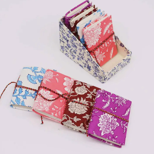 Cotton Bound Notebook - Assorted Floral 