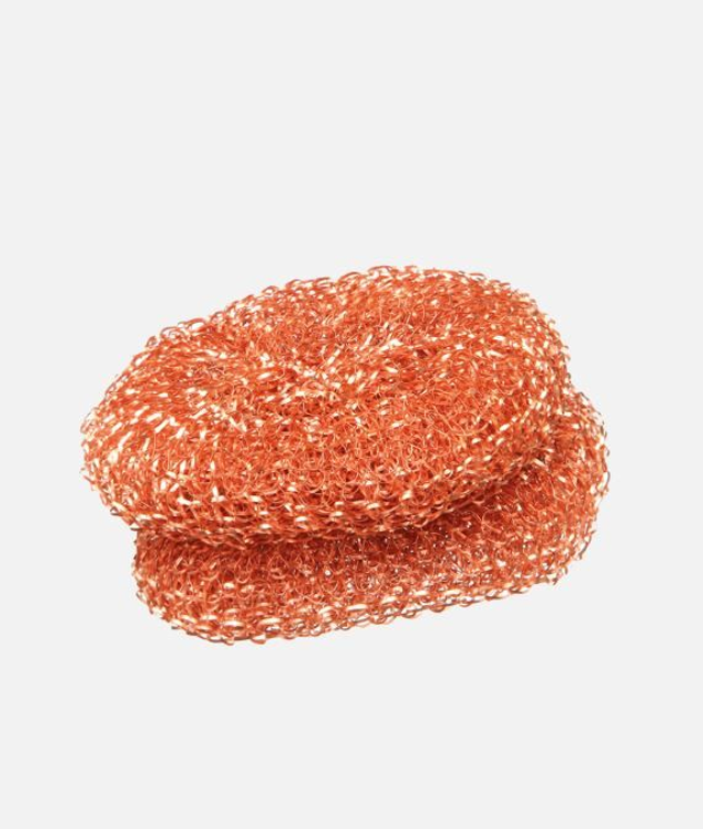 Eponge paille de cuivre recyclable à récurer X2 Droguerie Ecologique 