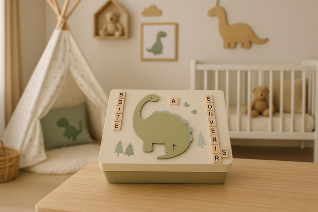 Box Souvenir Luxe Complète : L'Écrin des Premiers Trésors