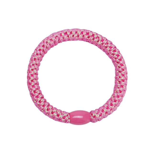 Haarelastiekjes 5-pack Shimmery Pink