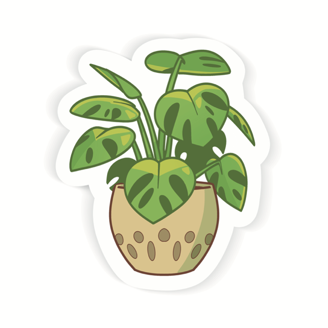 Monstera sticker