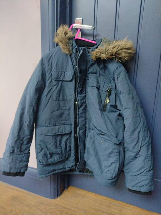 'George' Winter jacket, fleecy lining, hood 12-13 years