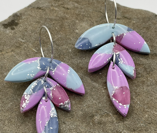 Misty leaf hoops