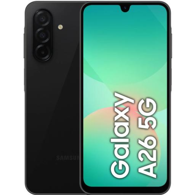  SAMSUNG Galaxy A266 A26 5G 6/128GB DUOS Black 