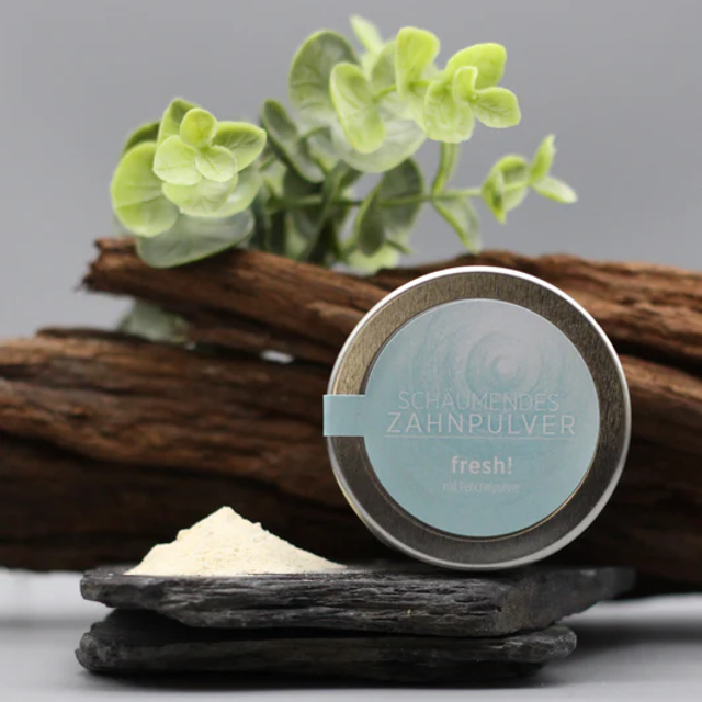 Sonnengrün Zahnpulver fresh!