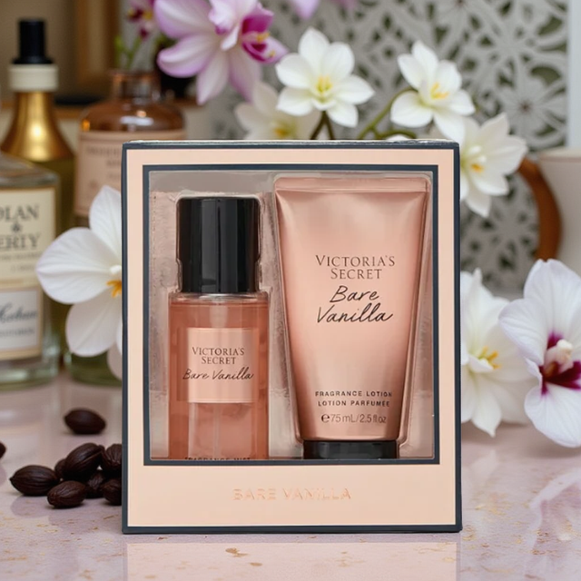 MINI KIT Creme + Body Splash - Bare Vanilla Victoria's Secret