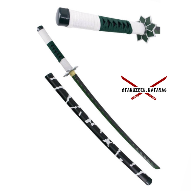 Katana S0254 de Demon Slayer empuñada por Shinazugawa Sanemi