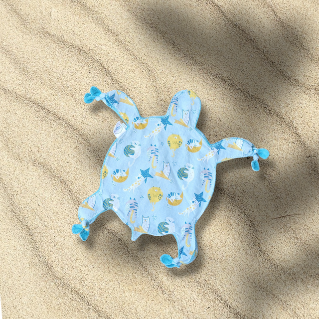 Doudou Siamois Tortue Espace