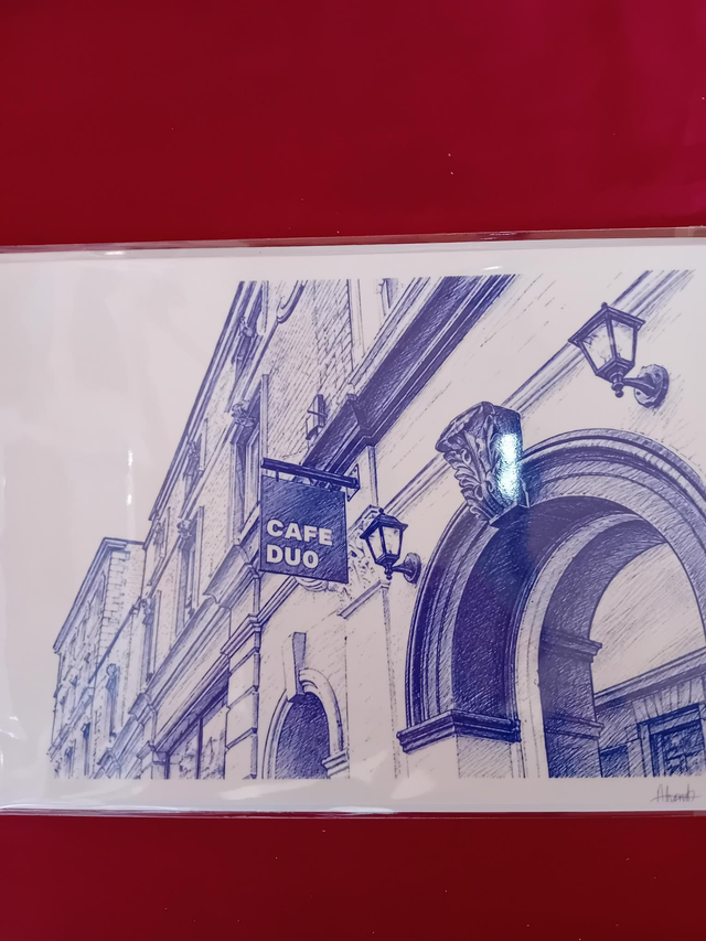 203 - Cafe Duo card -Ania Bond 
