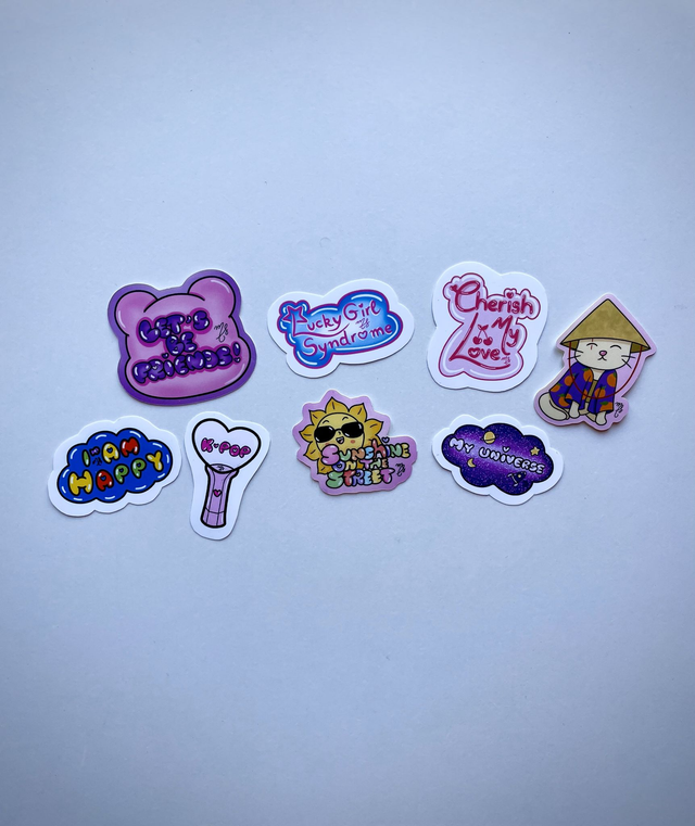 Stickers K-pop lot