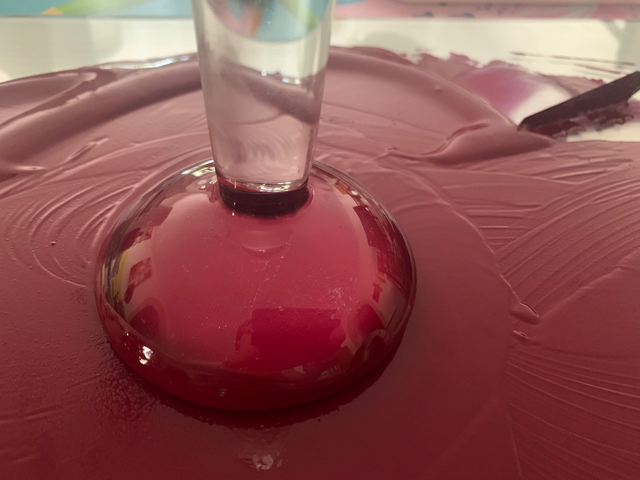 Aquarelle "Malafraise" - Godet semi-pan