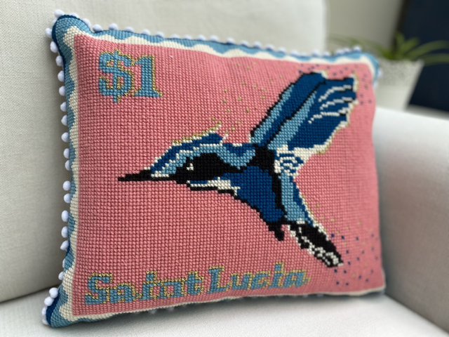 Needlepoint Kit - Stamp 'St Lucia Hummingbird'