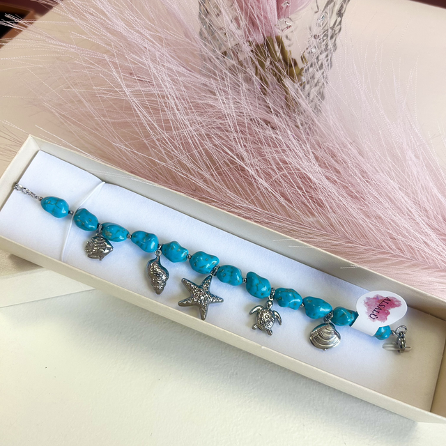 Bracciale turchese Sea
