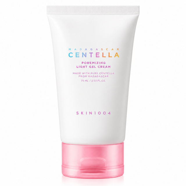 SKIN1004 Madagascar Centella Poremizing Light Gel Cream – Feuchtigkeitsspendende Gel-Creme zur Porenpflege, 75 ml