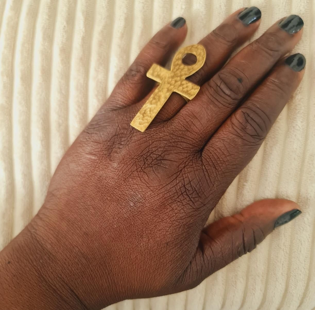 Bague Croix de Ankh 