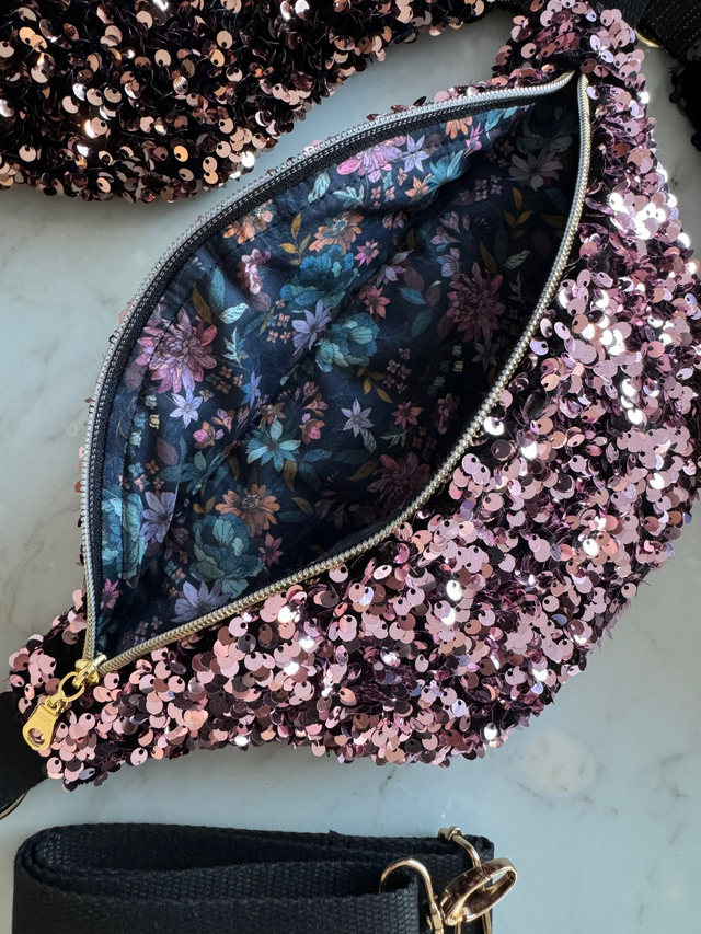 Sac banane femme S sequins