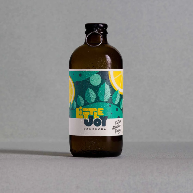 Kombucha Citron Menthe Poivre de Timut Bio - 33cl