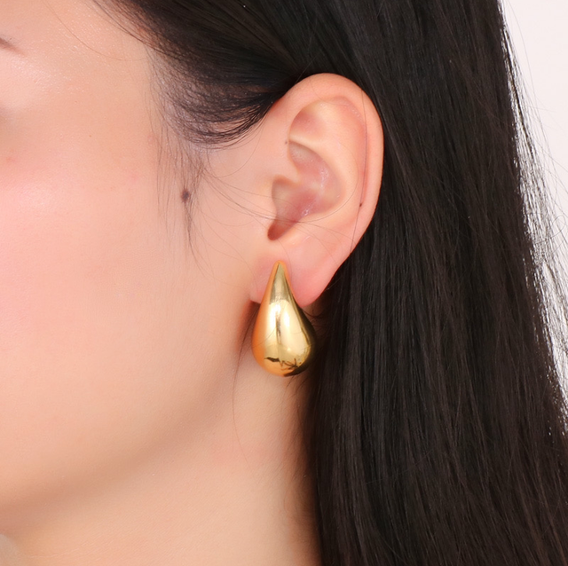 Boucles d’oreilles DROP | Acier inoxydable 