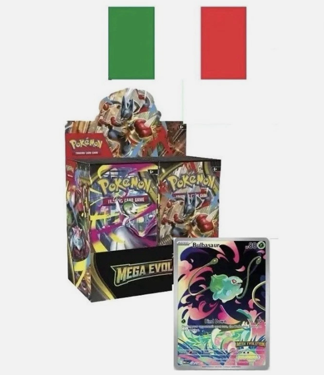 Pokemon - Box plus di buste di Megaevoluzione (36 buste + Topper carta promo rara) - ITALIANO