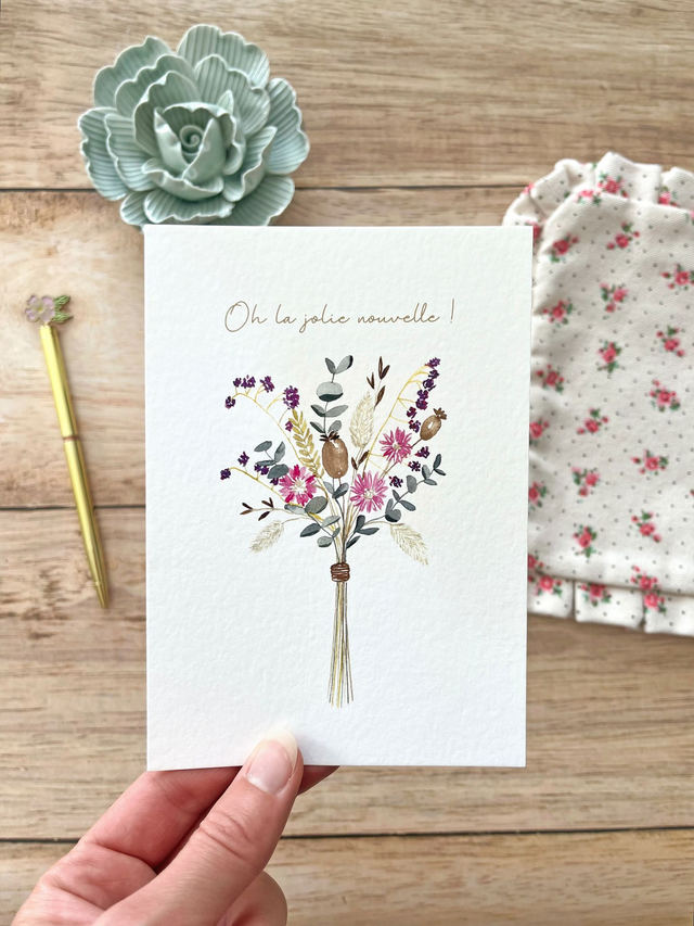Carte postale Pulsion créative - Jolie nouvelle
