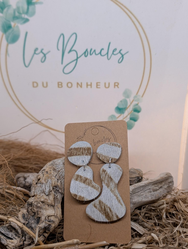 Boucles d&#039;oreilles Les jumelles ju021