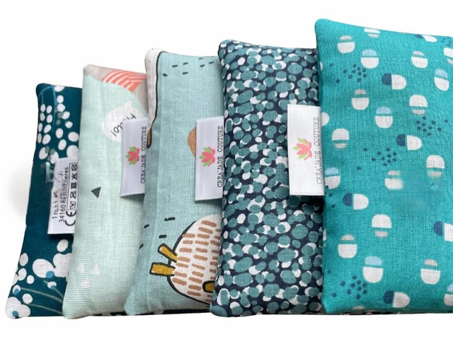 Petite Bouillotte de lin micro-ondes et four