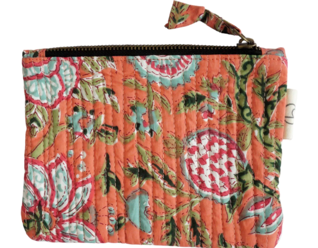 Pochette en coton imprimé N°8 - CLAIRE BEAUGRAND