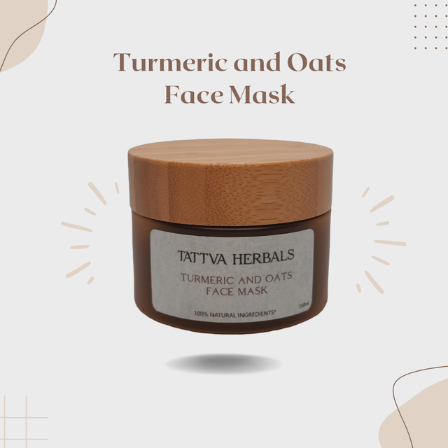 Turmeric and Oats Face Mask