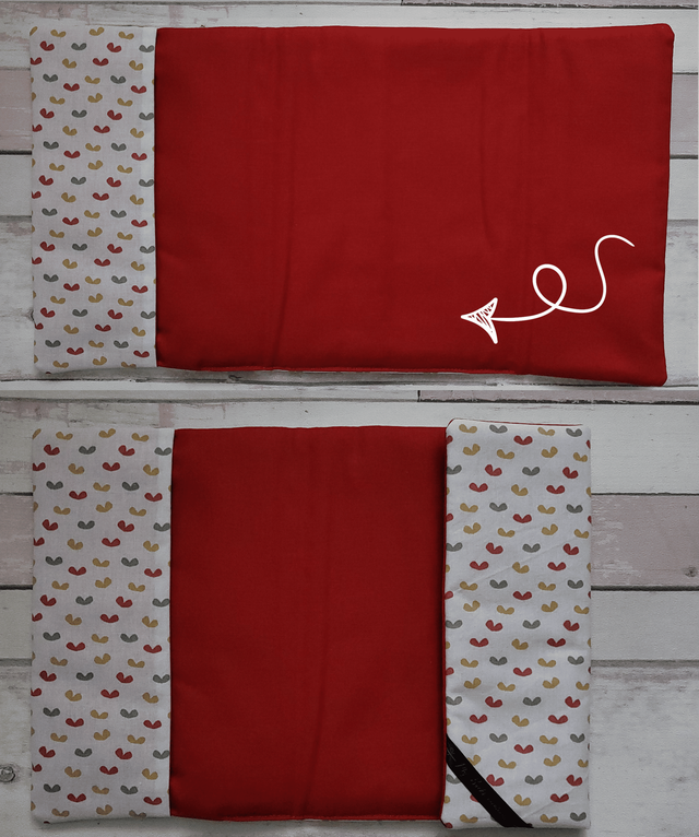 Protège livre amovible S - Coeurs