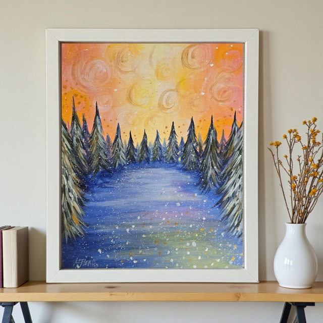 "Frosty Forest" Original Artwork