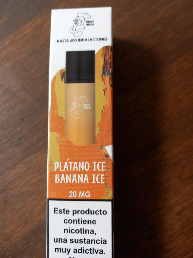 Vaper plátano  knight sisha