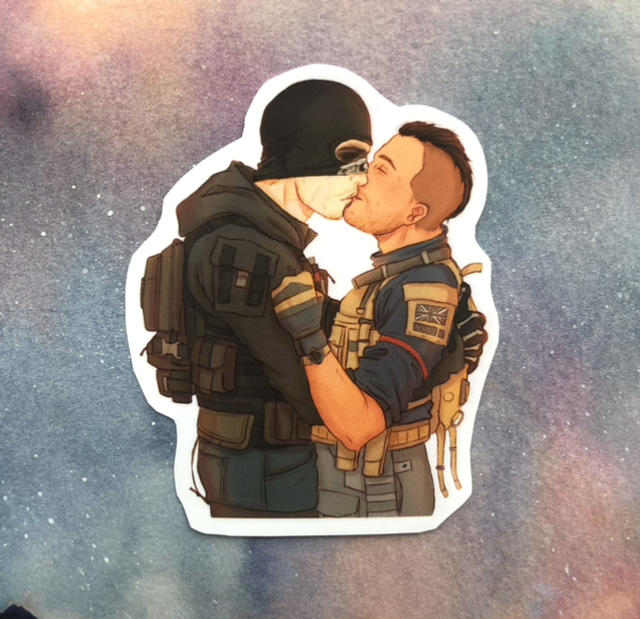 CoD - GhostSoap (orange) Sticker-S16