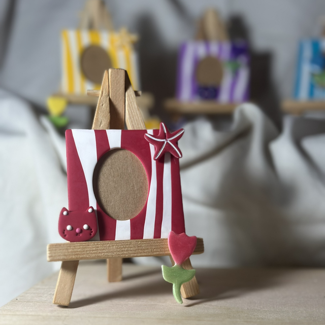 Cadre photo identité avec magnet interchangeable 