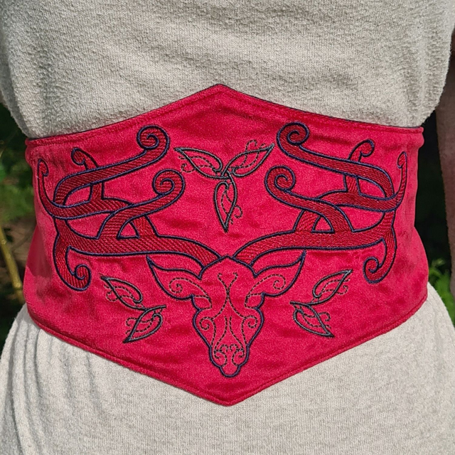 Ceinture-corset au cerf Lindsay