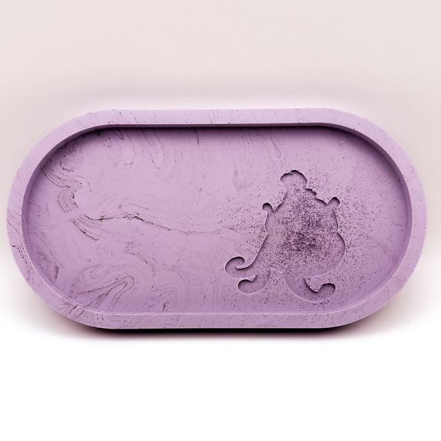 Plateau en jesmonite - inspiration Ursula